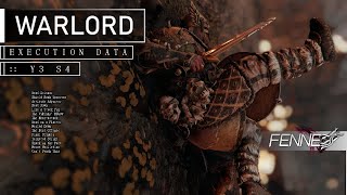 Execution Data - Warlord | For Honor