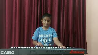 laxman playing the song Hum Sab Bharathiya Hai on keyboard casio CTX-9000IN