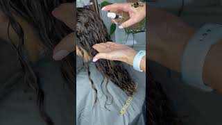 A quick Moroccan Revolution Treatment step-by-step!  #haircare #hairproducts  #keratintreatment