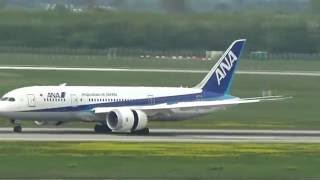 ✈Boeing 787-8 DREAMLINER ✈All Nippon Airways [ANA] landing at Düsseldorf International Airport