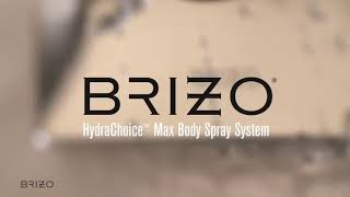 Brizo HydraChoice™ Max Body Spray System | ABC Emporio, Kerala, India