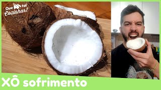 Como abrir um CÔCO SECO na Airfryer | Dicas Airfryer