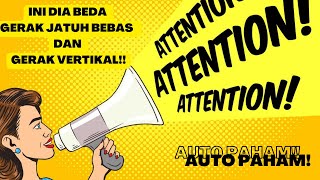 INI DIA BEDANYA GERAK JATUH BEBAS DAN GERAK VERTIKAL, AUTO PAHAM!!