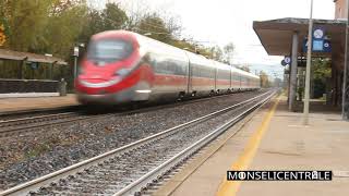 ETR400 Frecciarossa1000 compilation di transiti sulla Padova - Bologna