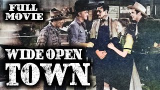 WIDE OPEN TOWN | William Boyd | Full Western Movie | English | Wild West | Free Movie