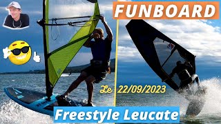 Windsurf - Magnifique session de free style Leucate, Le Goulet - 22 Septembre 2023