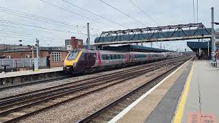 Class 221 pulls into Doncaster