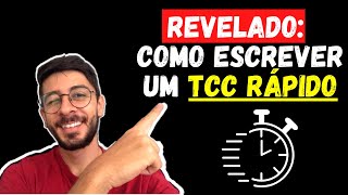 Como Escrever o TCC Rápido: Segredo REVELADO!