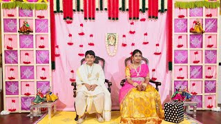 Arjun's Dhoti & Medha's Half-Saree Ceremony