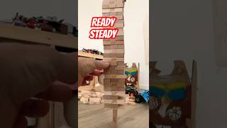 Jenga Challenge Fail: Making Things Stand on a Single Block #jengafun #jengablocks #jengachallenge