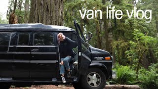 road tripping along the coast | van life cali vlog