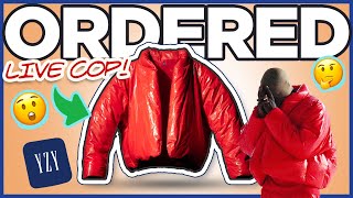 PREORDER! RED OCTOBER Jacket - LIVE COP Yeezy Gap Round Jacket Copped!