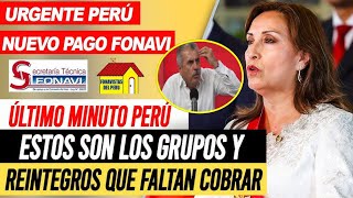 *URGENTE NUEVO GRUPO FONAVI* CONOCE TODOS LOS DETALLES DEL PAGO DEL REITENGRO 2 A LOS FONAVISTAS