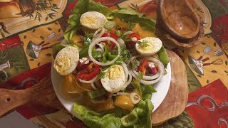 🫒🍎Délicieuse et traditionnelle salade niçoise 🫑🧅