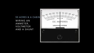 Installing an Ammeter, Shunt and a Voltmeter