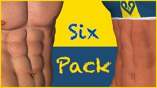 "عضلات بطن مصقولة"- No music - Six Pack