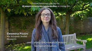 Eleonora Pizzini, Student Ambassador Research master European Studies 2022-2023