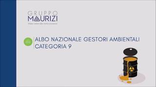 Albo Nazionale Gestori Ambientali Categoria 9