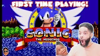 First time playing classic Sega Sonic 1!