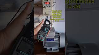 3phase motor single phase power supply taking amper connected to vfd #bernaztvvlog