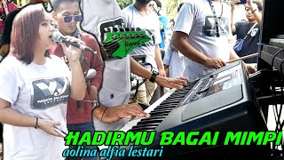 aolina sedih saat nyanyikan lagu hadirmu bagai mimpi versi aldeva musik....