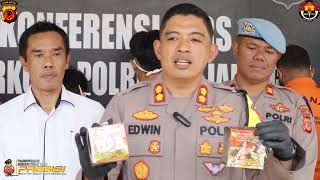 Sat Res Narkoba Polres Majalengka Ungkap Kasus Obat - Obatan Tanpa Ijin