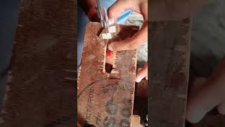 wood keychain making