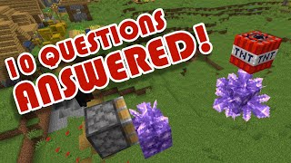 10 Minecraft 1.17 Questions Answered! (Caves & Cliffs Update)