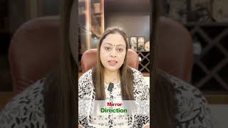 Direction Of Mirror | Mirror | Vastutips | Mamta Dubey | #shortsfeed