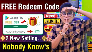 Google Play Redeem Code Free 2023 | How To Earn Free Play store Gift Card Redeem Code Giveaway