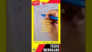 Operasi Bilangan, Tanda Mana Dulu Yang Harus Dikerjain Nih #utbk #maths #bimbel #ptn #ptnews