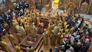 Metropaliton Nicholas entering the Holy Virgin Cathedral - Vigil - Hymns - St. John Feast