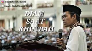 Diam Saat Khotbah Jum'at - Larangan Bicara Saat Khutbah