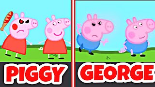 PIGGY VS PEPPA // GEORGE VS LITTLE BROTHER // FOXY VS FREDDY [By Bot Kai] (Re-upload)