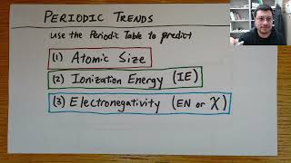 Periodic Trends - Atomic Size, Ionization Energy, and Electronegativity