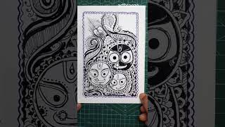 jagannath easy drawing #shortfeed #jagannath #rathyatra2024 #penart