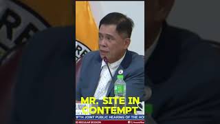 MR  SITE IN CONTEMPT