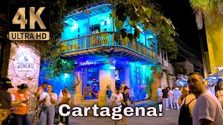 Recorrido Barrio Getsemaní Cartagena de Indias Colombia Walking Tour 4K HDR