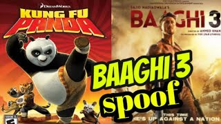 Baaghi 3 spoof | kung fu panda|baghi 3 funny trailer spoof Manish prajapati edits