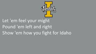 University of Idaho's Secondary Fight Song, "You're the Gem State Wonder, Idaho"