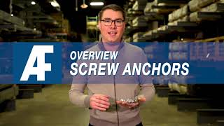 Overview - Screw Anchors