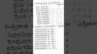 Violin Alankaram (అలంకారములు తెలుగులో) Telugu Notes #violin #violin_music #karnaticmusic