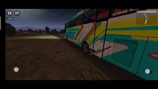 Bus Tividi lewati jalur bergelombang (Bus Simulator Indonesia)