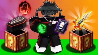 NEW Halloween Lucky Blocks are INSANE.. (Roblox Bedwars)