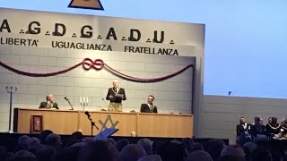 Gran Loggia 2016, Allocuzione del Gran Maestro Stefano Bisi