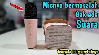 CARA MENGATASI MICROPHONE SPEAKER BLUETOOTH K1 TIDAK BERFUNGSI SUARA TIDAK KELUAR #speakerbluetooth