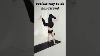 Handstand On the Wall # YouTube Shorts