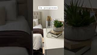 Bedroom makeover still in progress #shorts #shortvideo #bedroommakeover #roommakeover #decor