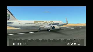 etihad 320 butter landing #swiss001landing