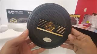 Bocinas 6.5 250w audio black UNBOXING REVIEW .QUE CONTIENE?